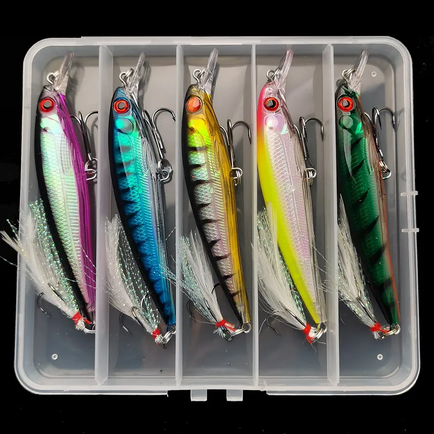 Laser 3D Eyes Bionic Minnow Fi - Fishing Hook Treble review and price