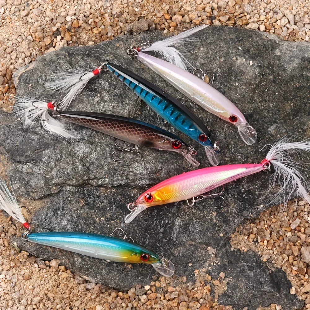 Laser 3D Eyes Bionic Minnow Fi - Fishing Hook Treble review and price