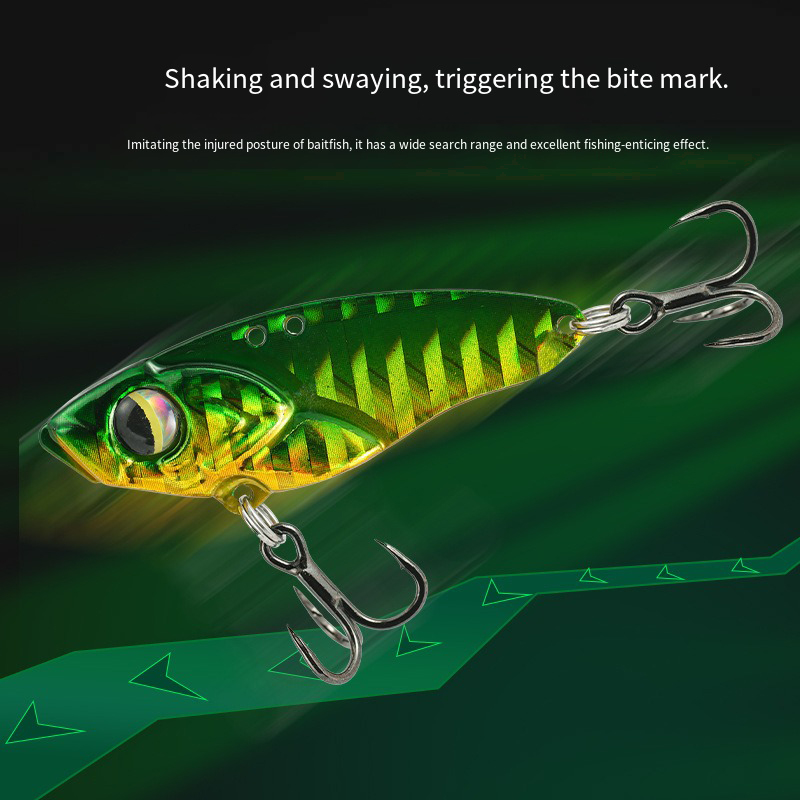Metal VIB Fishing Lure Hard Vi - Fishing Hook Treble review and price