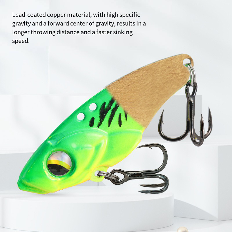 Metal VIB Fishing Lure Hard Vi - Fishing Hook Treble review and price
