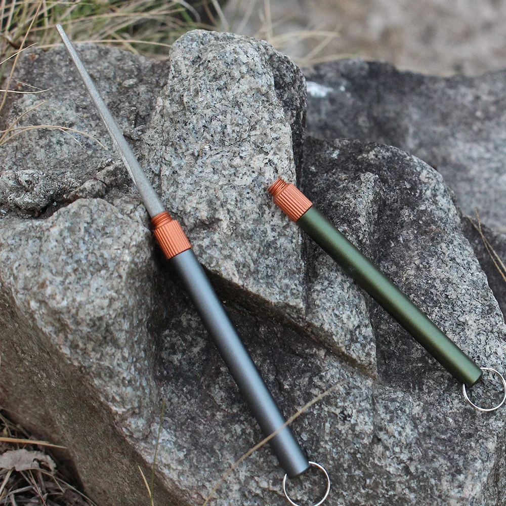 Outdoor Matte Mini EDC Knife S - Fishing Hook Sharpener review and price
