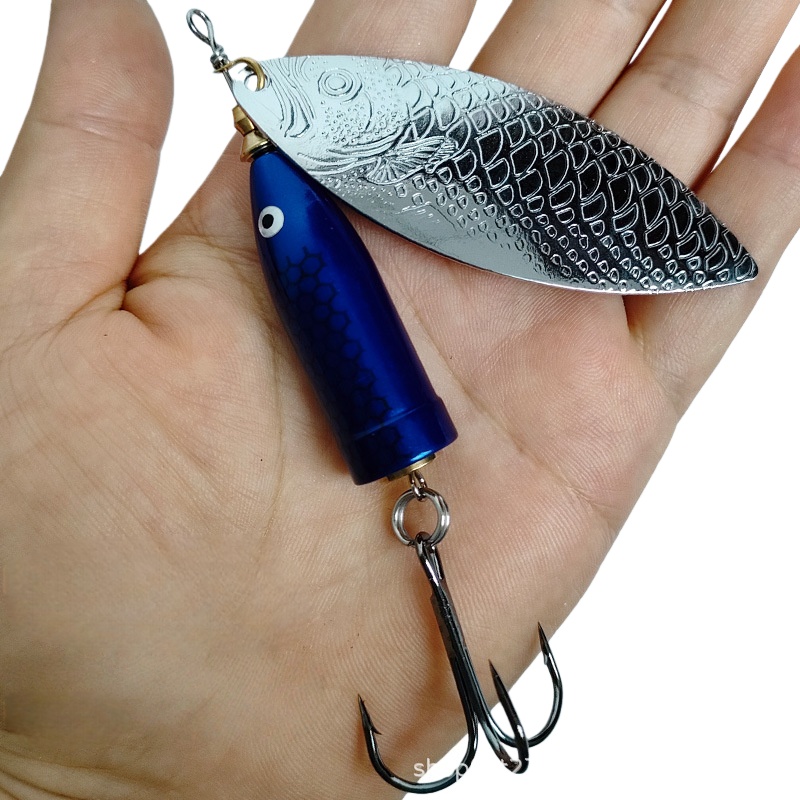 2pcs 9-37g Metal Sliver Rotati - Fishing Hook Treble review and price