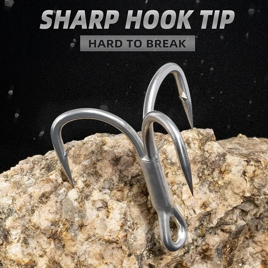 Fishing Treble Hooks High Carb - Fishing Hook Barbless review and price