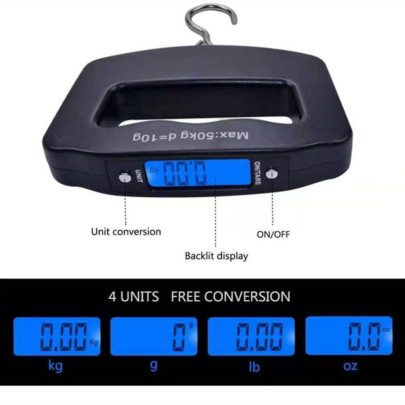 50kg Digital Fishing Scale Han - Fishing Hook review and price
